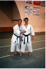 Michael Milon et moi à Labenne en 1997